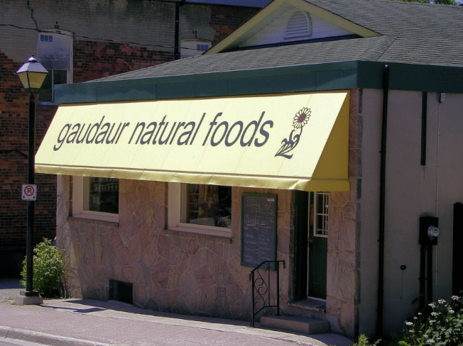 Gaudaur Natural Foods in Orillia, Ontario